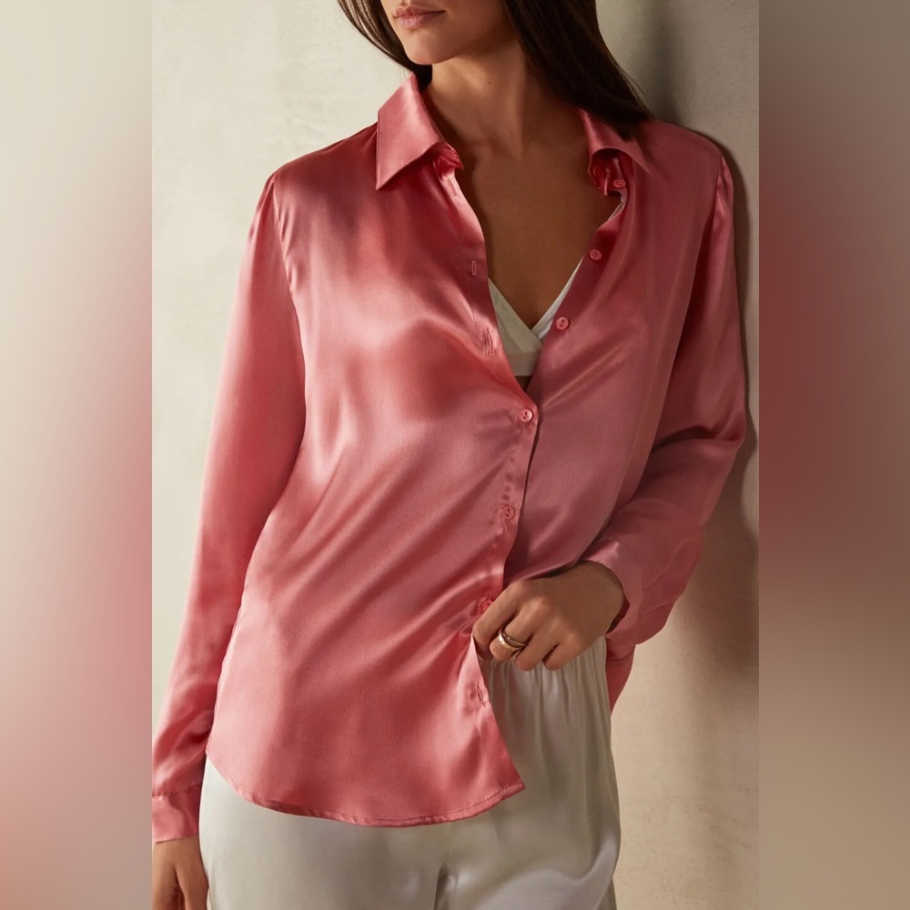 Intimissimi Fusia Silk Blouse